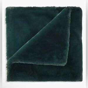 Free People X Apparis Brady Faux Blanket in Emerald